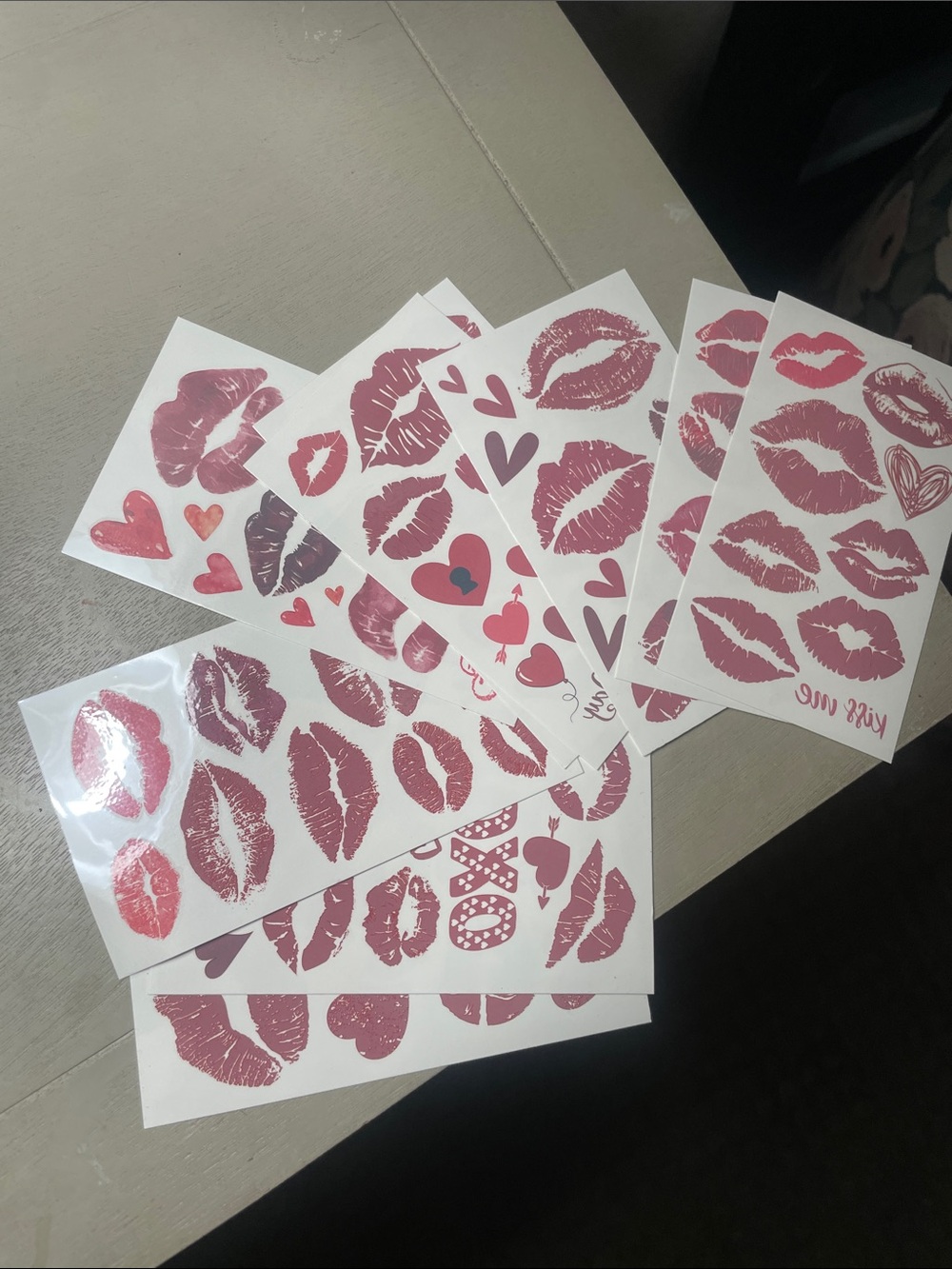 Romantic/Love Temporary Tattoo Stickers - Picture 3 of 3